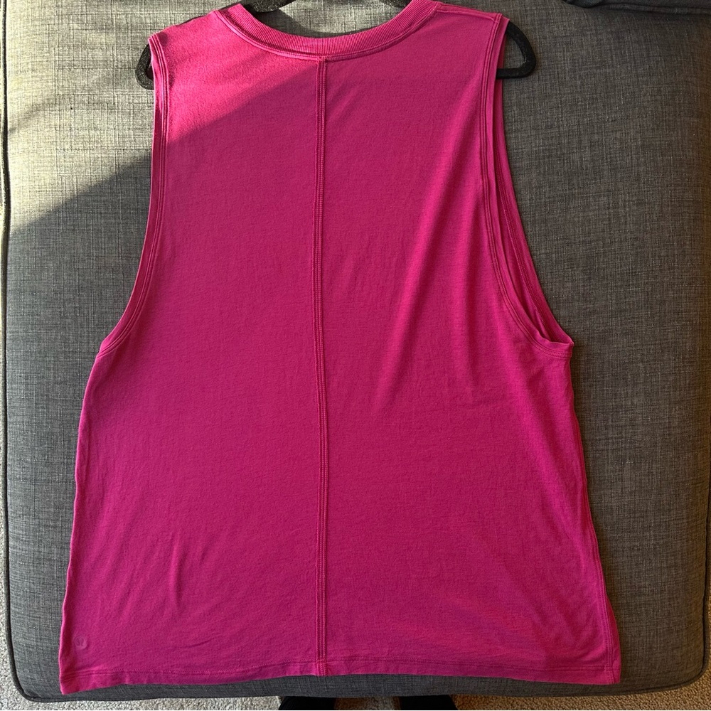 Lululemon All Yours Tee Tank, Color: Ripened Raspberry, sz 10 - Picture 2 of 3